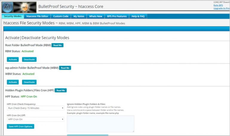 Seguretat per CMS - Bulletproof